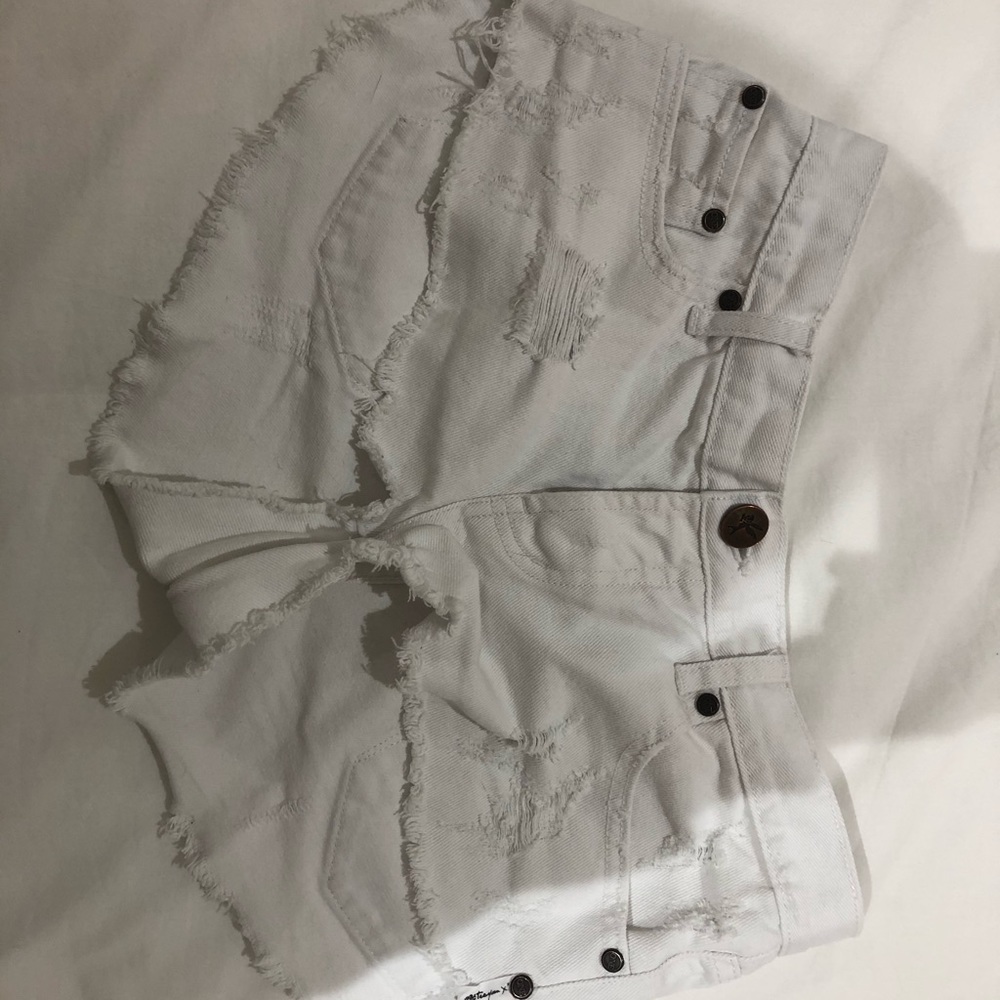 White one teaspoon shorts